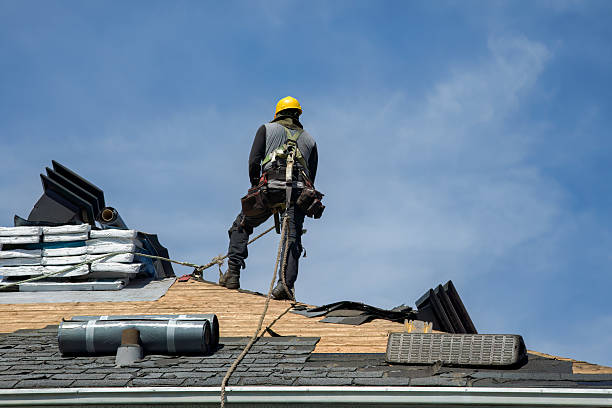 Professional Metal Roofing technician working in Hilbert, WI